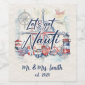 航海のテーマ ワインラベル (シングルラベル)