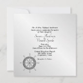 航海のテーマ 招待状 (正面)