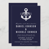 航海のテーマ |結婚式 招待状 (正面/裏面)