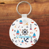 航海のテーマThunder_Cove キーホルダー (正面)