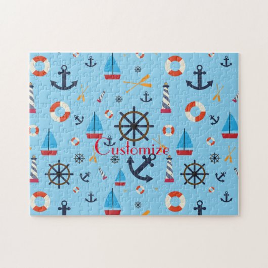 航海のテーマThunder_Cove  ジグソーパズル (横)