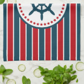 航海のデザイン キッチンタオル (折り畳み)