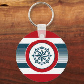 航海のデザイン キーホルダー (正面)