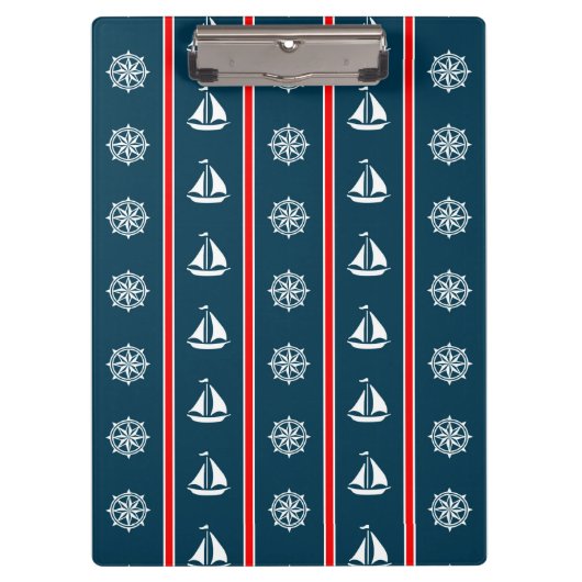 航海のデザイン クリップボード (正面)