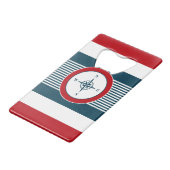 航海のデザイン クレジットカード栓抜き (正面アングル)