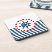 航海のデザイン コースター (左側)