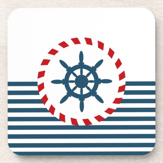 航海のデザイン コースター (正面)