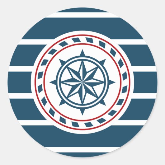 航海のデザイン シール (正面)