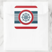 航海のデザイン スクエアシール (バッグ)