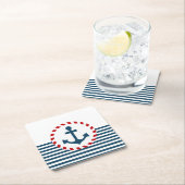 航海のデザイン スクエアペーパーコースター (インサイチュ)