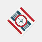 航海のデザイン スタンダードカクテルナプキン (角)