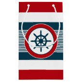 航海のデザイン スモールペーパーバッグ (裏面)