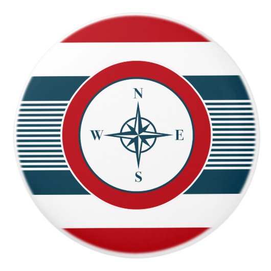 航海のデザイン セラミックノブ (正面)