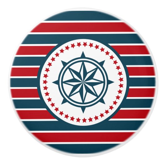 航海のデザイン セラミックノブ (正面)