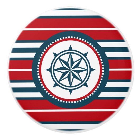 航海のデザイン セラミックノブ (正面)