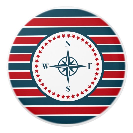 航海のデザイン セラミックノブ (正面)