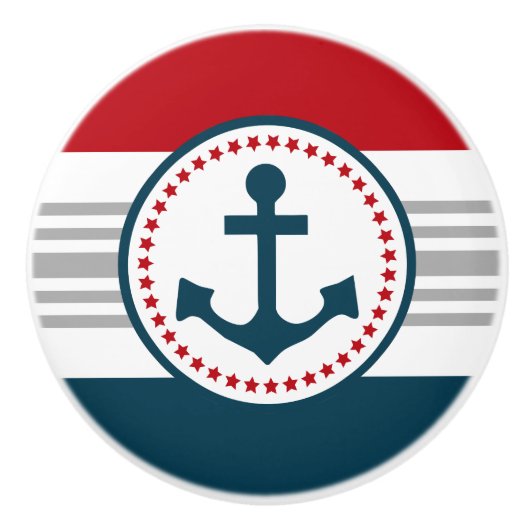 航海のデザイン セラミックノブ (正面)