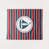 航海のデザイン タペストリー (正面(横))