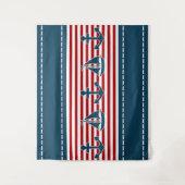 航海のデザイン タペストリー (正面)