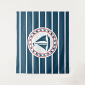 航海のデザイン タペストリー (正面)