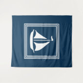 航海のデザイン タペストリー (正面(横))