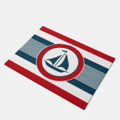 航海のデザイン ドアマット (アングル)