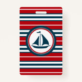 航海のデザイン バッジ (裏面)