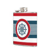 航海のデザイン フラスク (左)