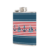 航海のデザイン フラスク (左)