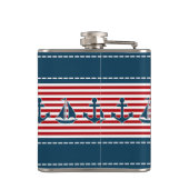 航海のデザイン フラスク (裏面)