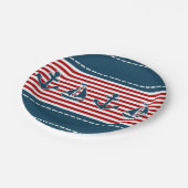 航海のデザイン ペーパープレート (アングル)