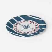 航海のデザイン ペーパープレート (アングル)