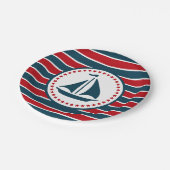 航海のデザイン ペーパープレート (アングル)