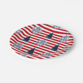 航海のデザイン ペーパープレート (アングル)