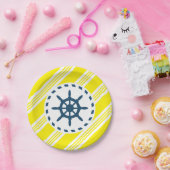 航海のデザイン ペーパープレート (パーティー)