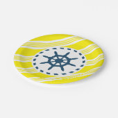 航海のデザイン ペーパープレート (アングル)