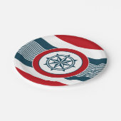 航海のデザイン ペーパープレート (アングル)