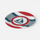 航海のデザイン ペーパープレート (アングル)