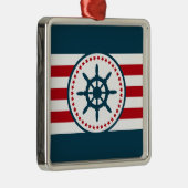 航海のデザイン メタルオーナメント (右)