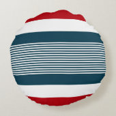 航海のデザイン ラウンドクッション (裏面)