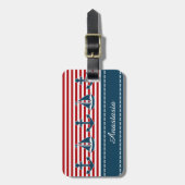航海のデザイン ラゲッジタグ (正面縦)