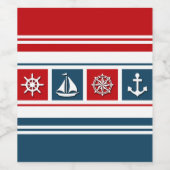 航海のデザイン ワインラベル (シングルラベル)