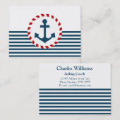 航海のデザイン 名刺 (正面/裏面)