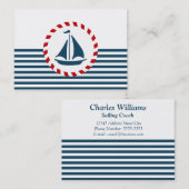航海のデザイン 名刺 (正面/裏面)