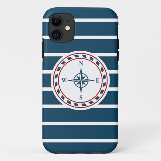 航海のデザイン Case-Mate iPhoneケース (裏面)