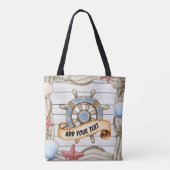 航海のトート- 「戻る」を参照してください。 トートバッグ (裏面)