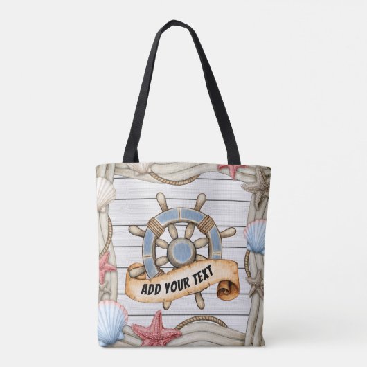 航海のトート- 「戻る」を参照してください。 トートバッグ (裏面)