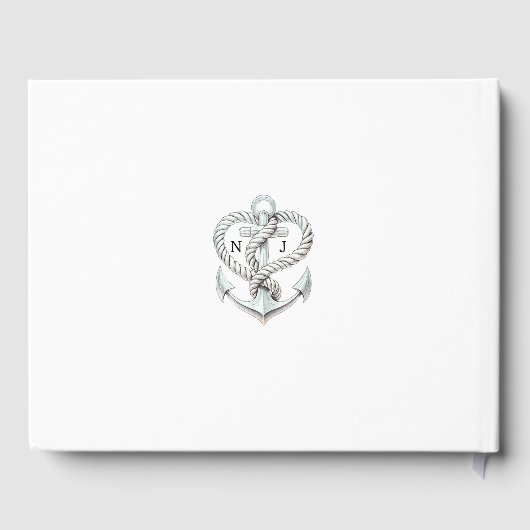 航海のハートロープいかりコースト結婚ーズ ゲストブック (裏面)