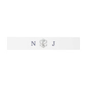 航海のハートロープいかりコースト結婚ーズ 招待状ベリーバンド (フラット)