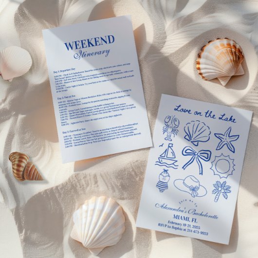 航海のバチェロレッテ週末 招待状